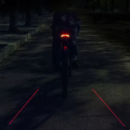 Bike Tail Light USB Rechargeable Wireless Waterproof MTB Safety Intelligent Remote Control Turn Sign Bicycle Light Lamp